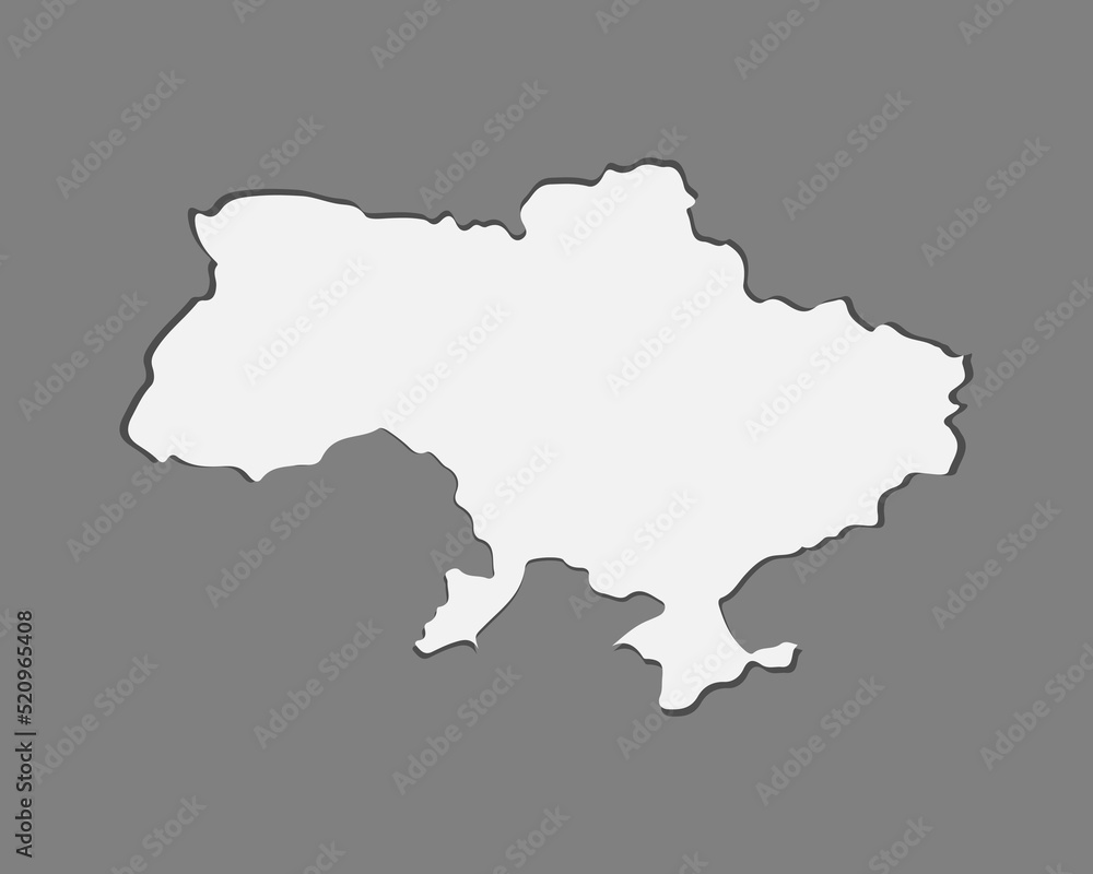 vector map Ukraine