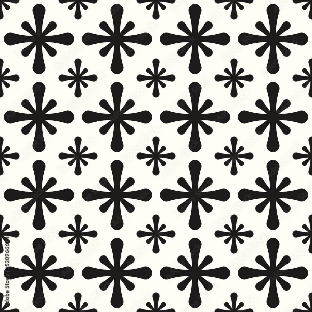 Vector Geometric Abstract Seamless Monochrome Pattern Texture Repeating Background Vector Geometric Abstract Seamless Monochrome Pattern Texture Repeating Background