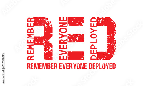 Remember Everyone Deployed US Red Flag Friday