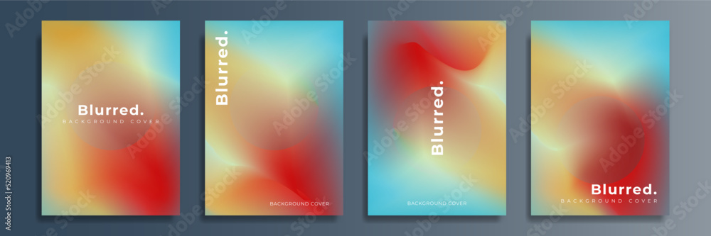 Modern abstract covers set, minimal covers design. Colorful geometric background, vector illustration.