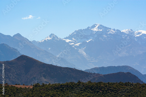 Mount Toubkal in High Atlas Mountain Range