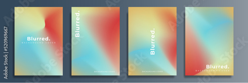 Modern abstract covers set, minimal covers design. Colorful geometric background, vector illustration.