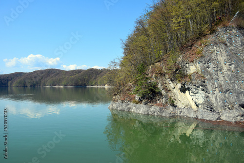 lake in the mountains, Solina view