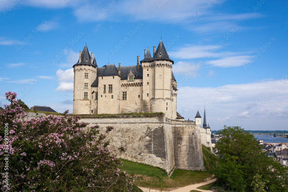 10th century Chateau de Saumur, Maine-et-Loire, France