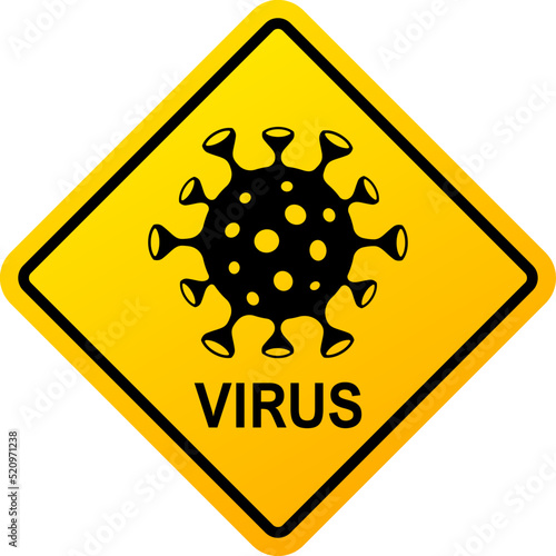 Virus warning sign