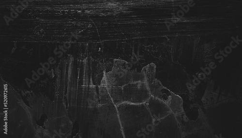 Scary dark walls  slightly light black concrete cement texture for background. surface dark grunge panorama landscape