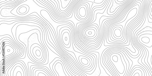 Abstract design with black and white abstract background . Topography map concept. 3d rendering . Creative and similar design with white and black tone paper cut wave curve with blank space design