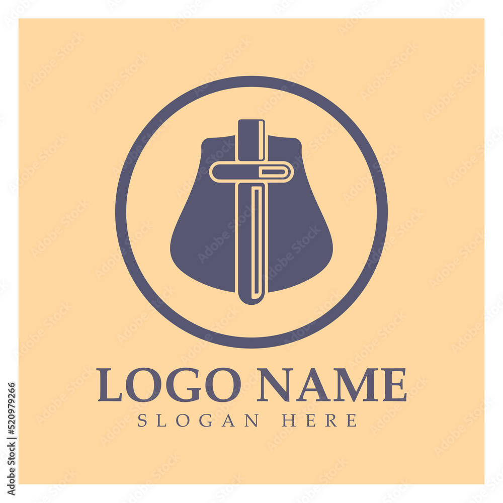 Fototapeta premium The winged sword with shield vector icon illustration design vector.