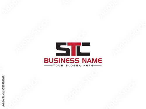 Creative STC s t c Logo Letter Vector Icon Design For All Kind Of Use photo