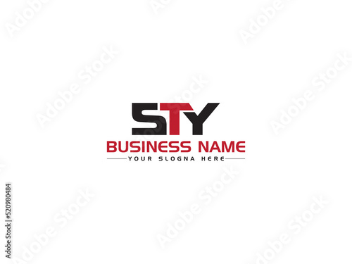 Creative STY s t y Logo Letter Vector Icon Design For All Kind Of Use