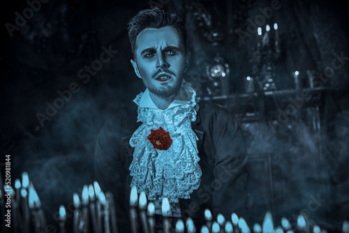 bloodthirsty vampire man