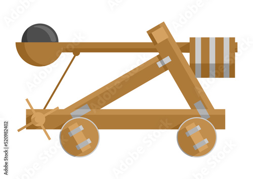 Onager - ancient siege weapon throwing stones