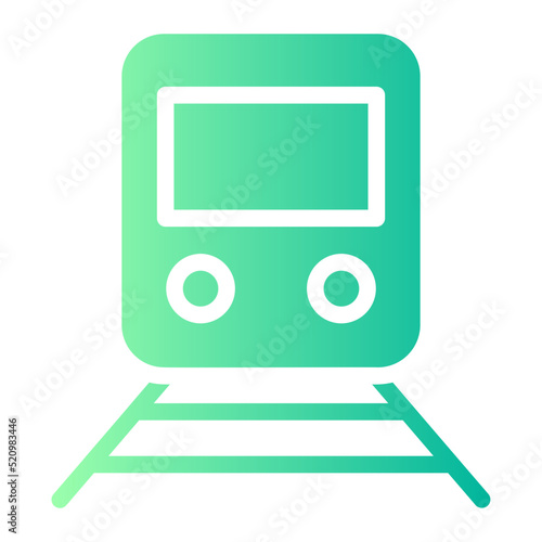 train gradient icon