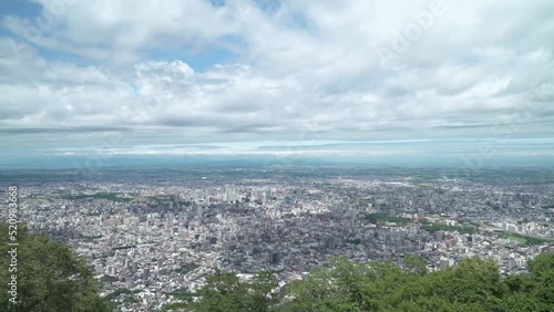 Sapporo in summer and clouds_夏の札幌と雲