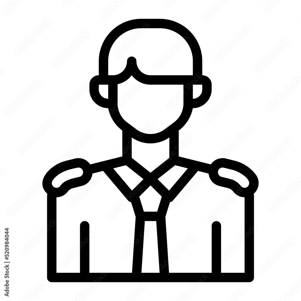 pilot line icon pilot line icon