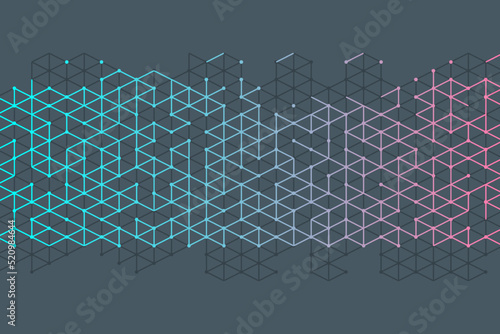 Abstract triangle minimal geometrical lines background Medical technology science design templates for flyer, leaflet, brochure, report, presentation