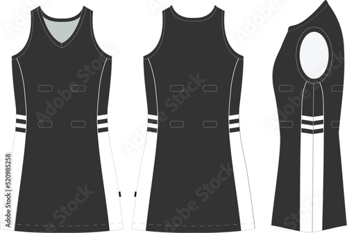 2D Mockup Netball Dress