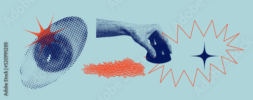 Geometric Vector Shape. Figure isolated on background.