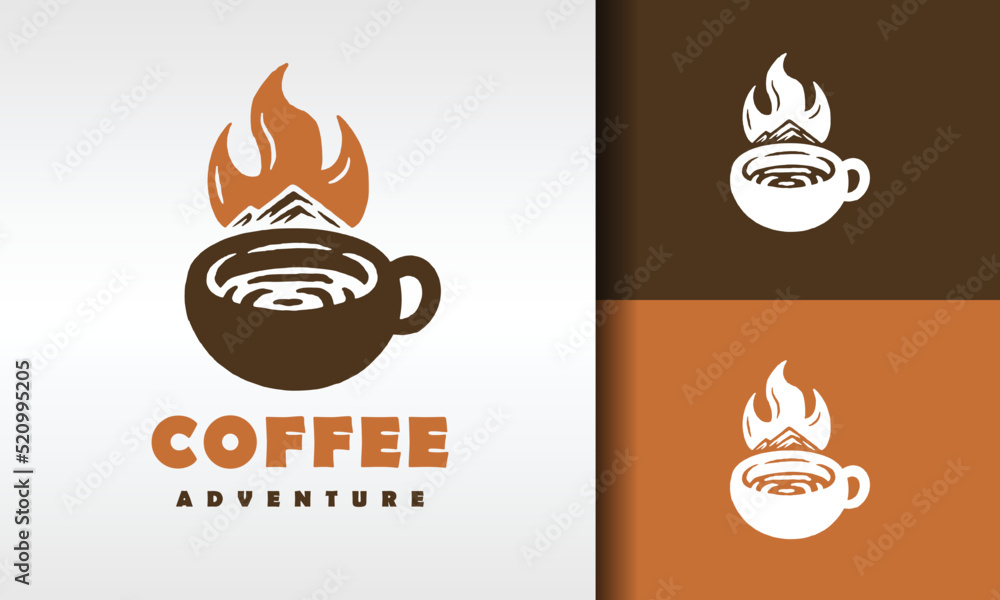 hot mountain coffee logo