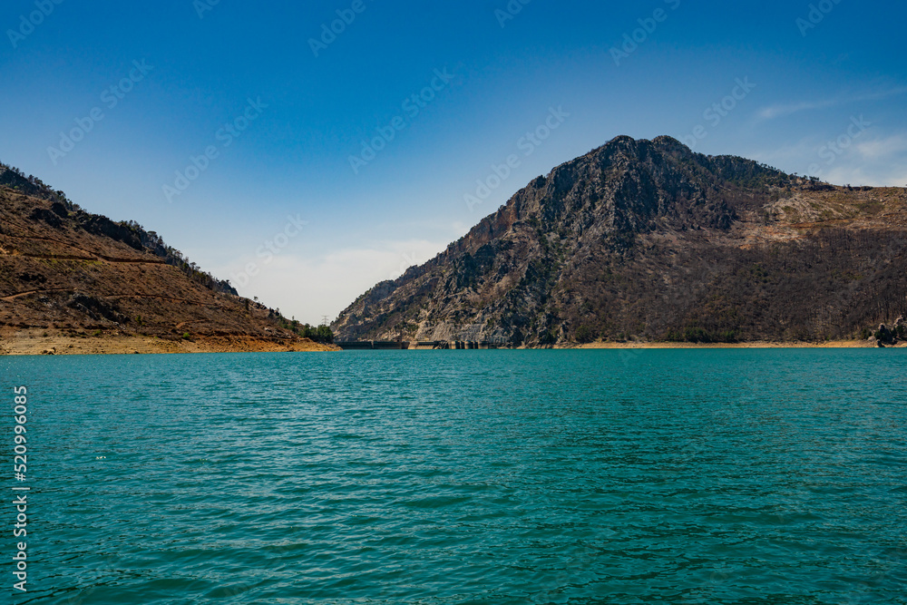 Green Canyon, Manavgat. Hydroelectric power station. Water and mountains. Largest canyon reservoir in Turkey Green Canyon, Manavgat. Hydroelectric power station. Water and mountains. Largest canyon reservoir in Turkey