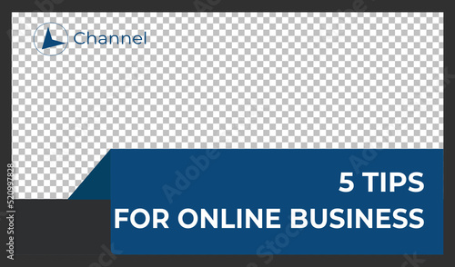 Editable Creative corporate social media web banner and youtube thumbnail template | Youtube live stream video thumbnail for marketing agency | video thumbnail | Youtube thumbnail