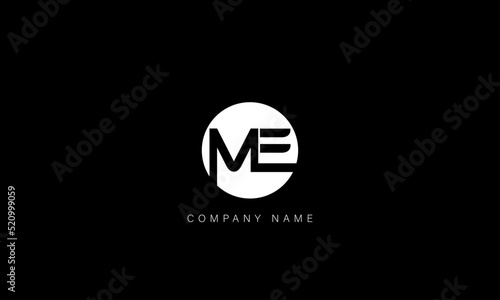 EM, ME Abstract Letters Logo Monogram photo