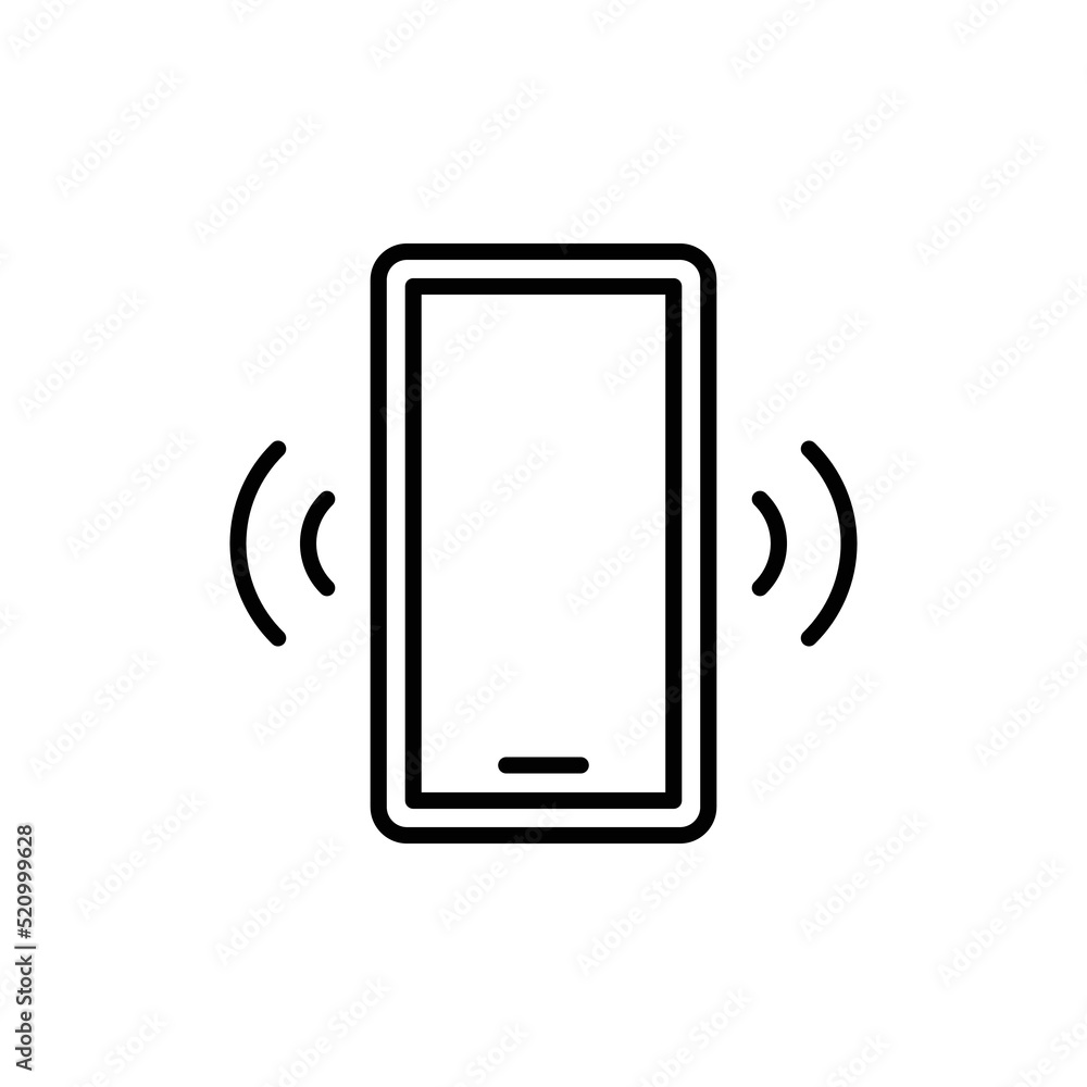 Phone signal icon. Simple outline style. Phone cell, smartphone, wireless, communication concept. Thin line vector illustration isolated on white background. EPS 10. Phone signal icon. Simple outline style. Phone cell, smartphone, wireless, communication concept. Thin line vector illustration isolated on white background. EPS 10.