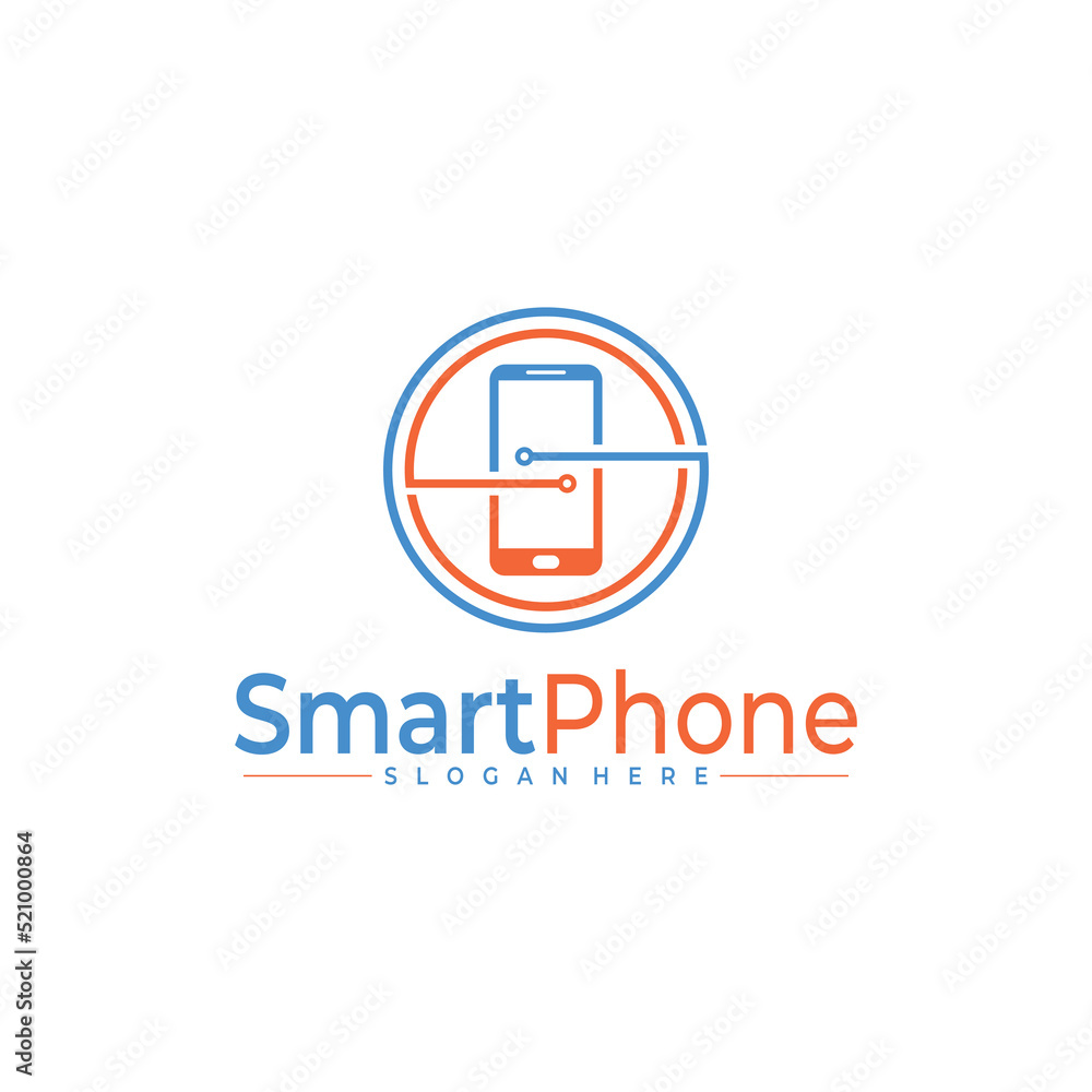 smart phone logo vector design template smart phone logo vector design template