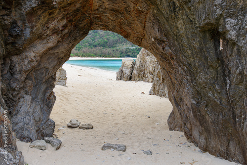 okashiki Island, Okinawa, Japan at Aharen Beach