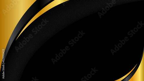Black gold luxury template background, blank elegant background