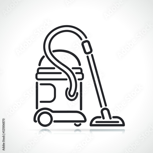 vacuum cleaner or hoover icon
