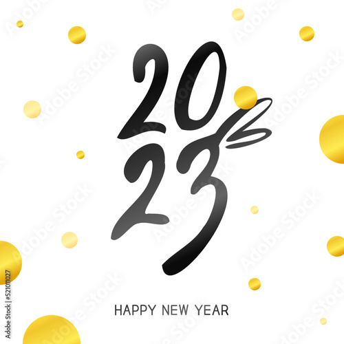 2023 새해 캘리그라피 메세지 카드 