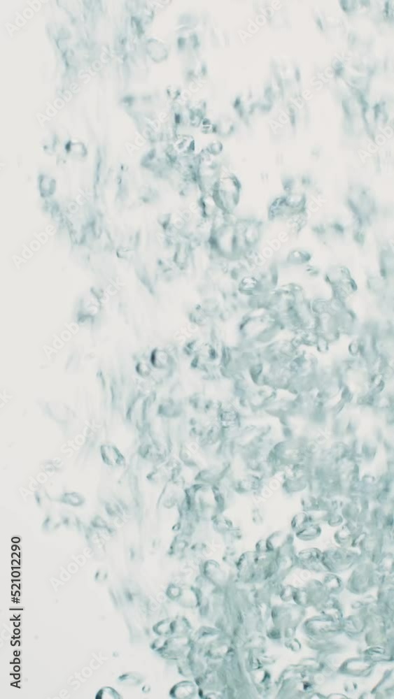 Air bubbles in the water swirl and float up, creating beautiful patterns Air bubbles in the water swirl and float up, creating beautiful patterns