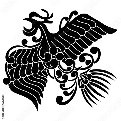 家紋です。有識鳳凰といいます。