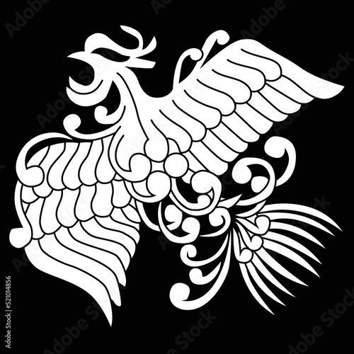 家紋です。有識鳳凰といいます。