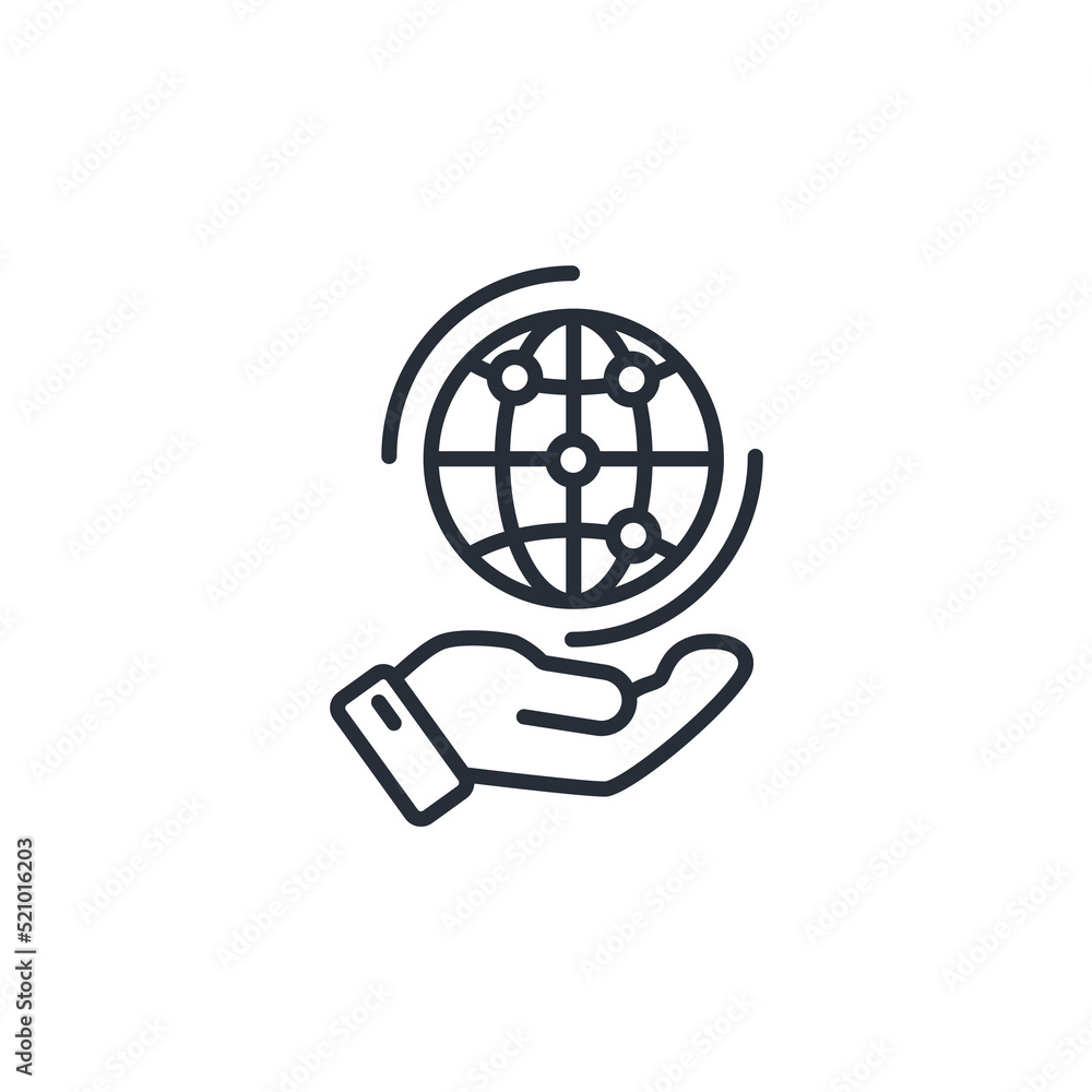 Global networking icons symbol vector elements for infographic web Global networking icons symbol vector elements for infographic web
