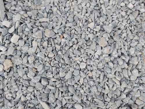 background with texture of small gray stones