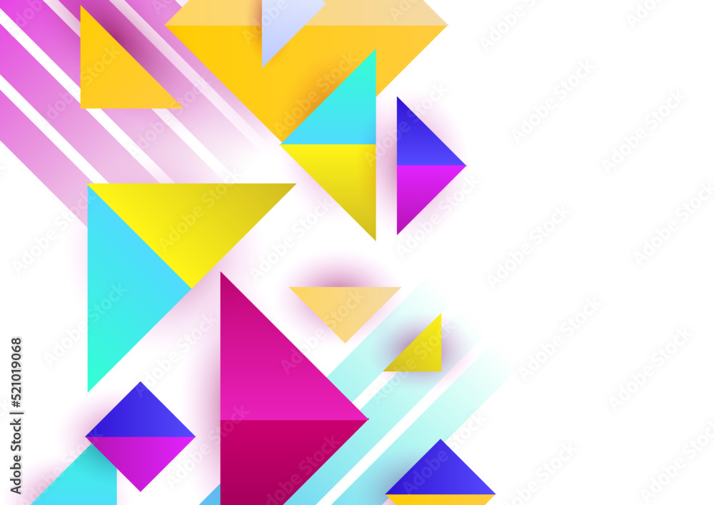 Abstract creative shape colorful design background Abstract creative shape colorful design background