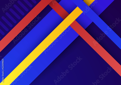 Wallpaper Mural Modern geometric element colorful design background Torontodigital.ca