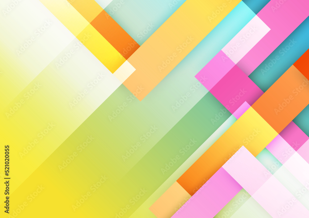 Dynamic shape with gradient colorful design background