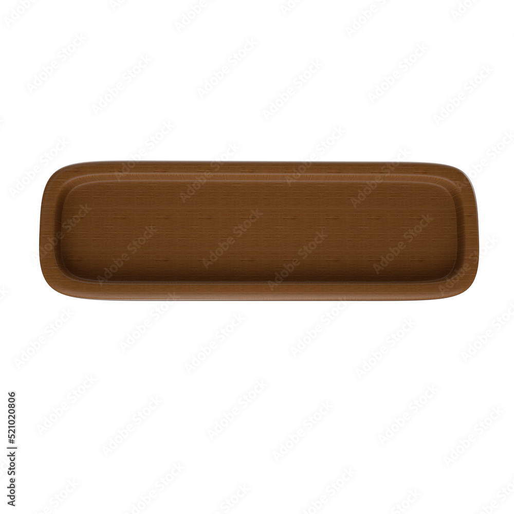 Isolated wooden 3d board for composition Isolated wooden 3d board for composition