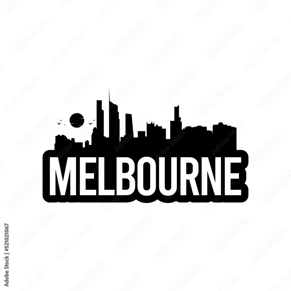 Melbourne Bold Skyline