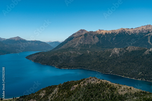 lake, waterfall, mountains, river, plants, pine trees