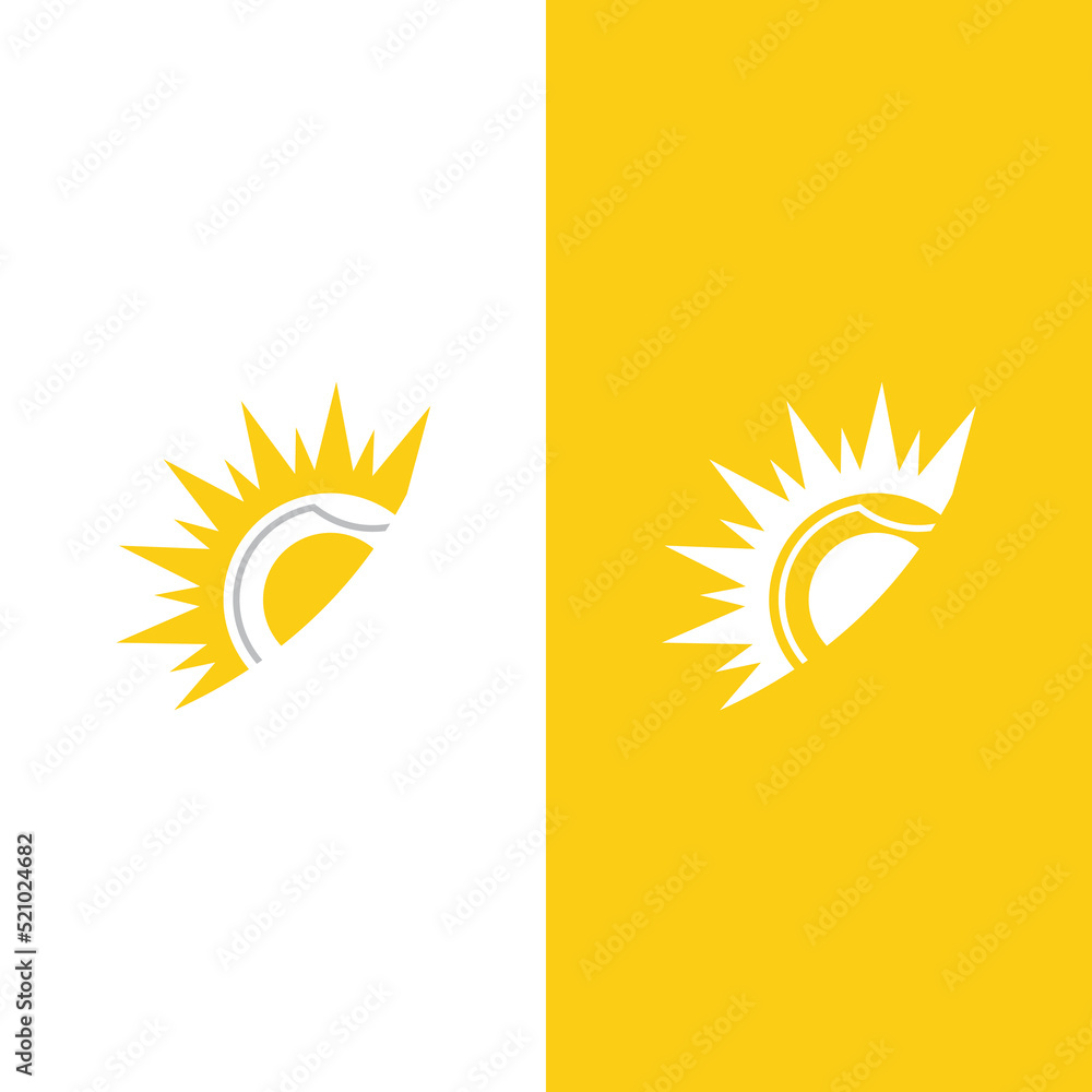Sun vector illustration icon Sun vector illustration icon