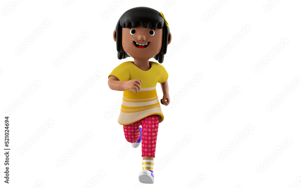 3d child illustration for composition 3d child illustration for composition
