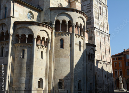 The Modena Cathedral is a masterpiece of the Romanesque style. It was built in the year 1099 by the architect Lanfranco on the site of the sepulcher of San Geminiano.