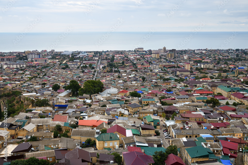 Fototapeta premium Derbent. View from above. Dagestan, Russia