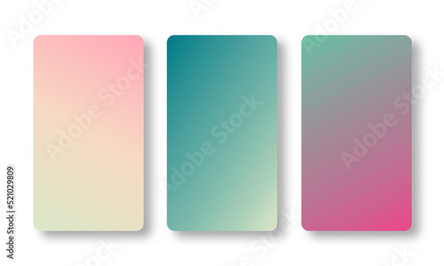 Collection wallpaper for mobile phone. abstract background smartphone size. vector illustration template screen for smartphone.