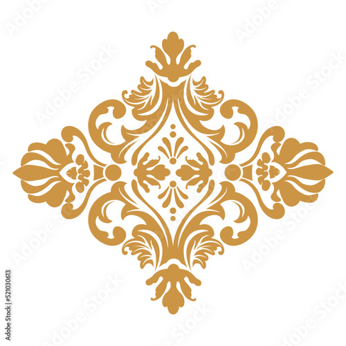 luxury gold floral pattern