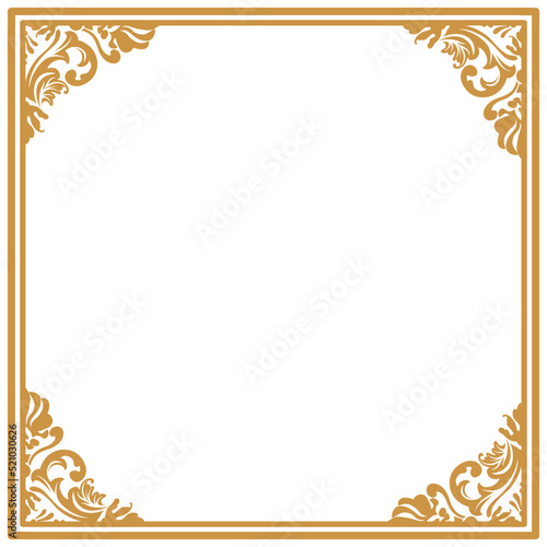 luxury gold floral pattern